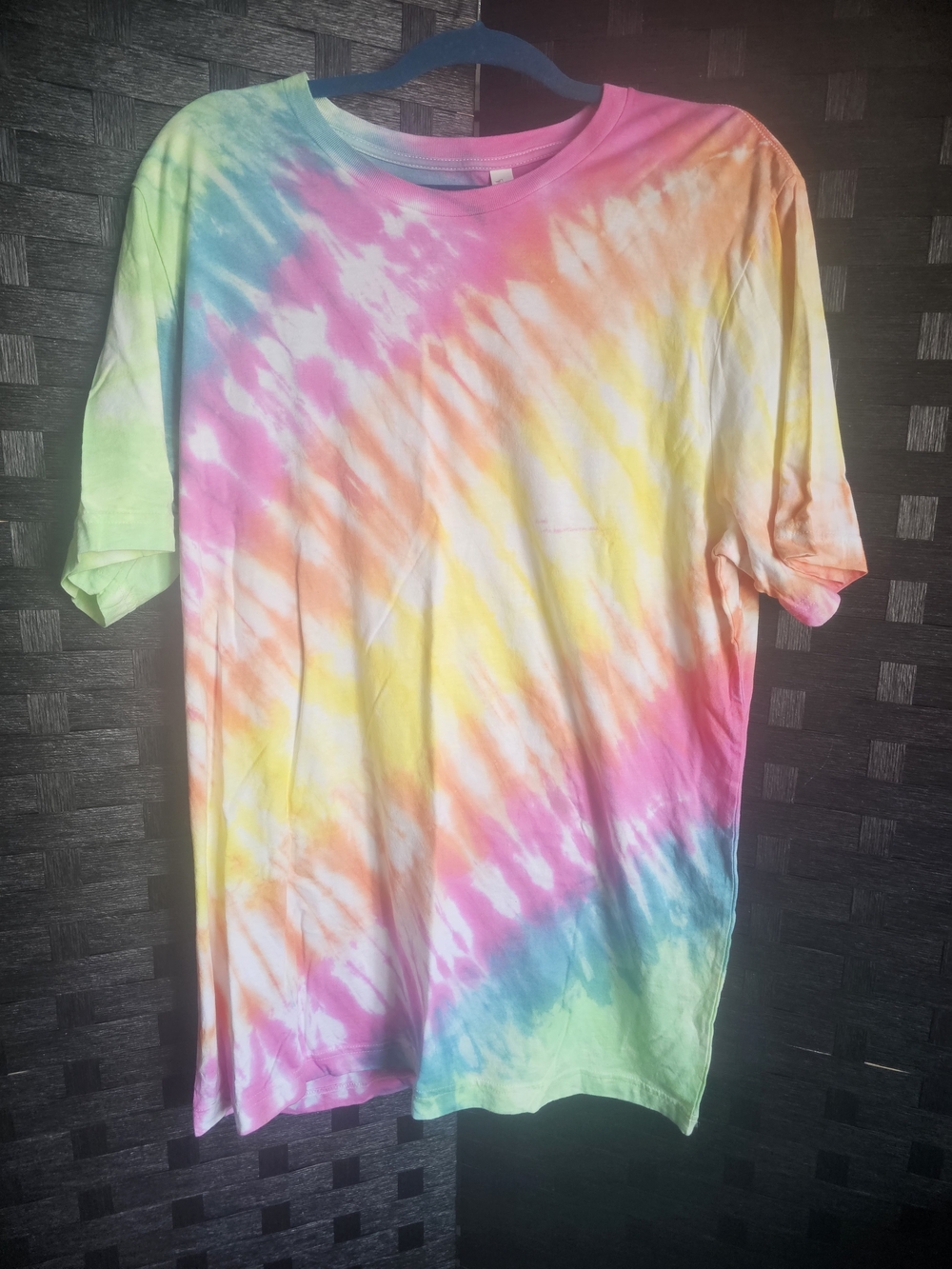BELLA + CANVAS XL Tie-Dye Crewneck Tee - Multicolor